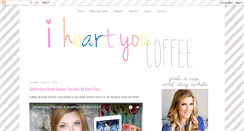 Desktop Screenshot of iheartyoucoffee.com
